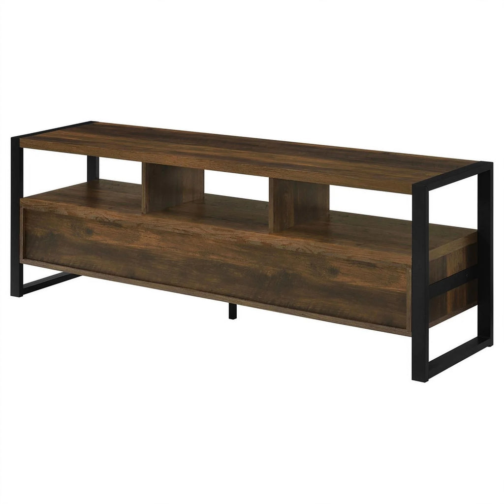 2-Drawer Farmhouse Wood TV Stand M375
