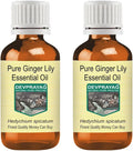 Ginger Lily Essential Oil Steam Distilled 2 Pack 200ml K938