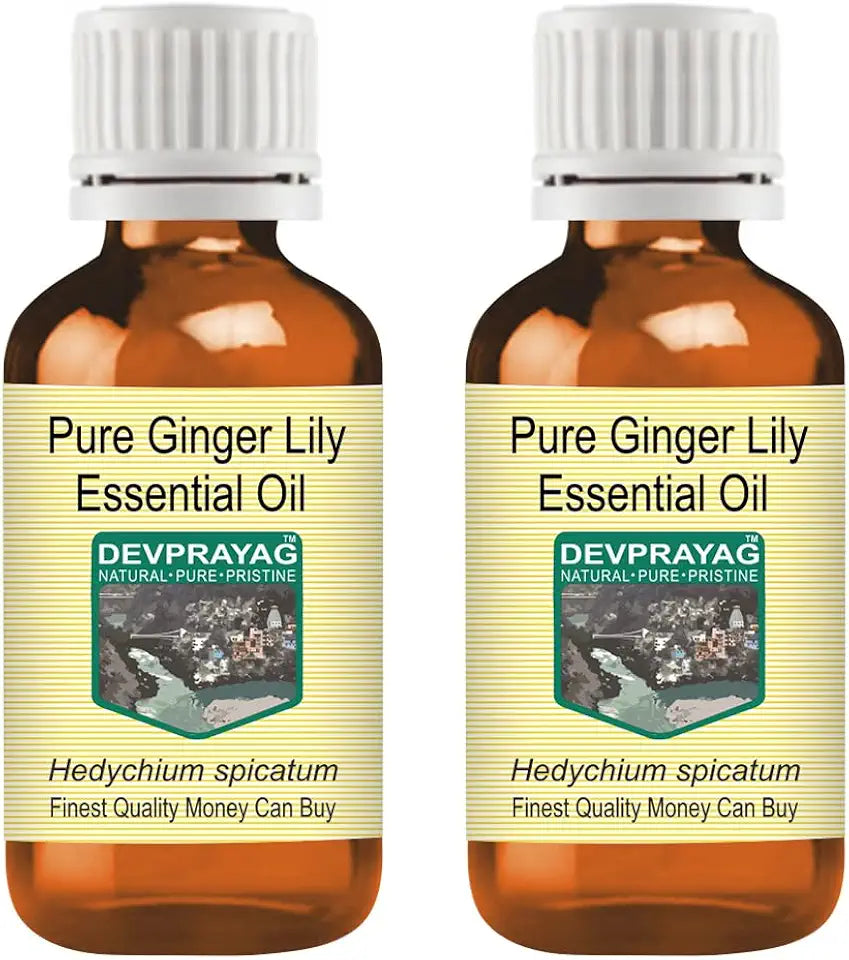 Ginger Lily Essential Oil Steam Distilled 2 Pack 200ml K938