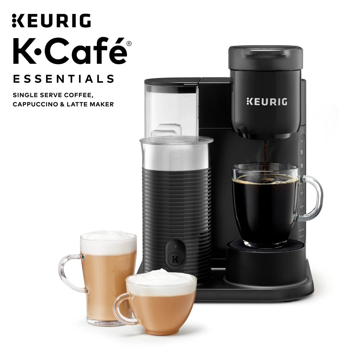 Single Serve K-Cup Pod Coffee Maker, Black W236194