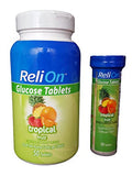 Glucose 50 Tablets with On-The-Go Tube 10 Tablets Tropical Fruit G635