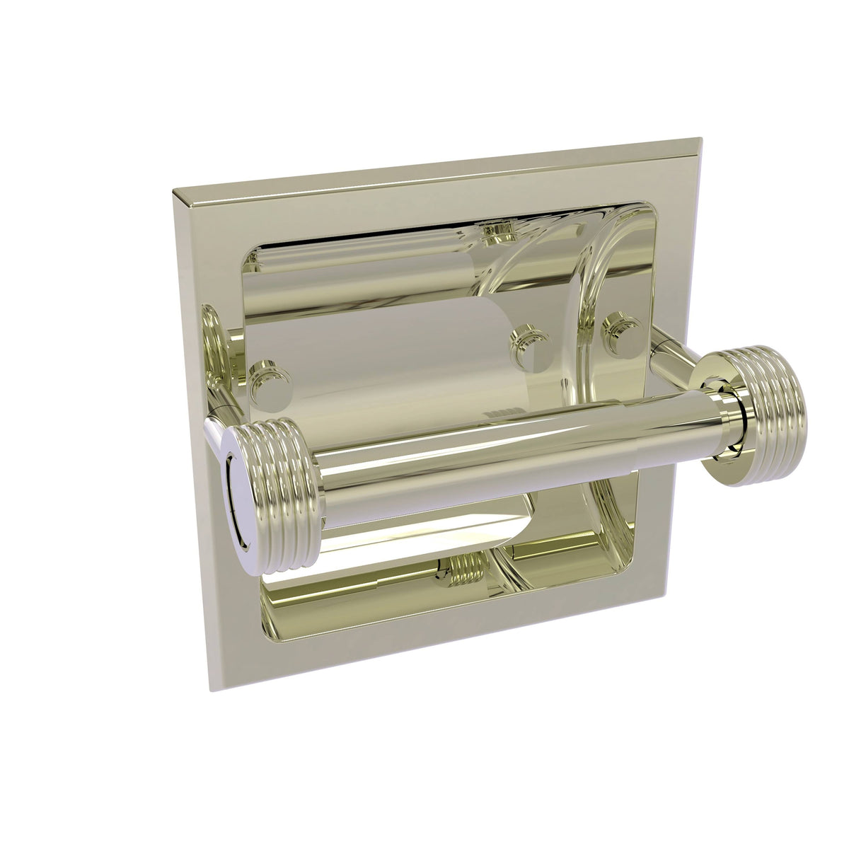 Recessed Toilet Tissue Holder Satin Nickel O218