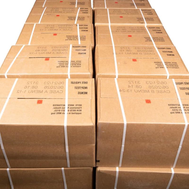 Military Meals Ready to Eat 24 Full Food Packs Rations T6505