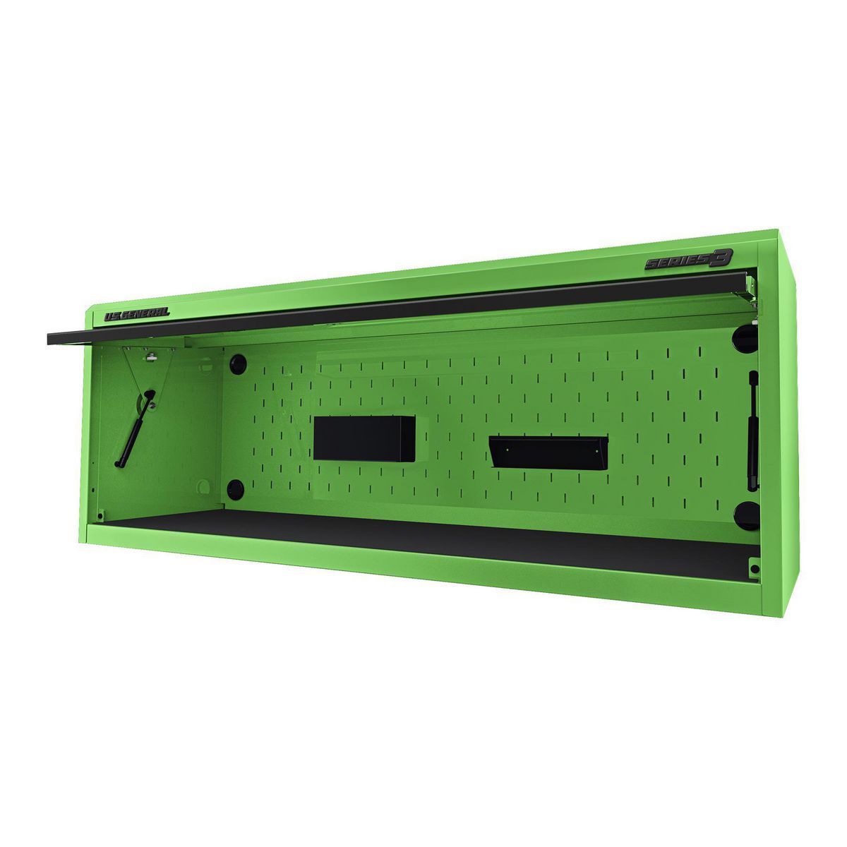 72 in. x 22 in. Green Work Center Hutch Q955