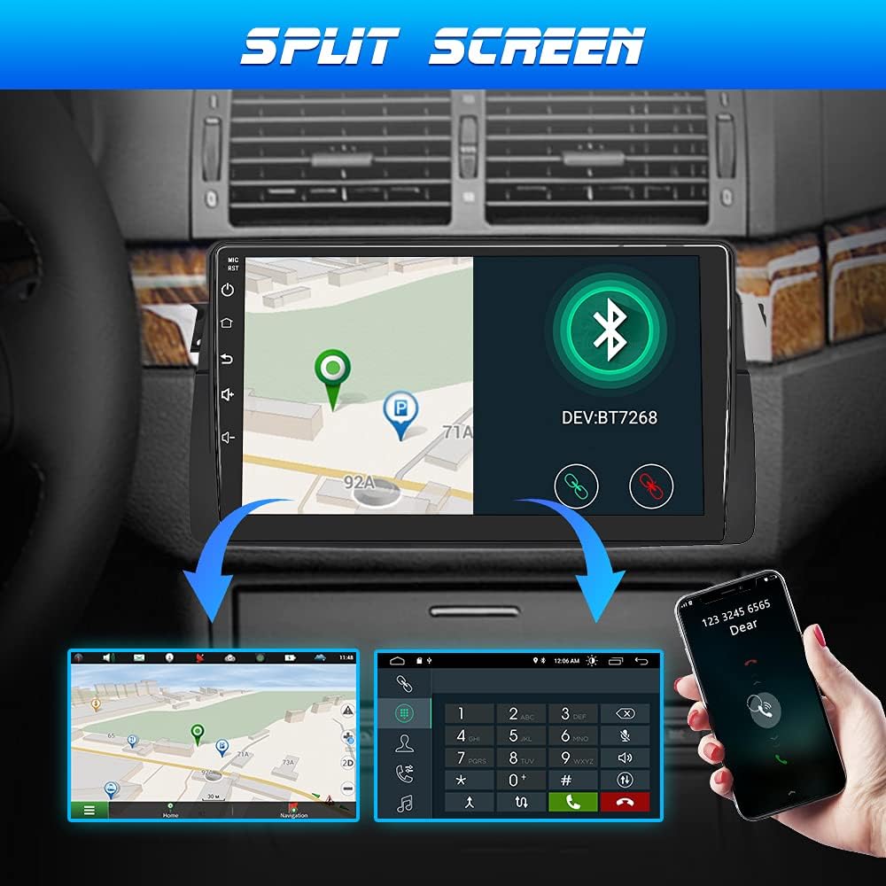 Car Radio Stereo for BMW 3 Series E46 1999-2004 Android 10.0 Carplay Android Auto R134497