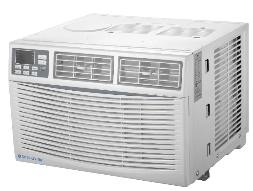 10,000-BTU 115-Volt White Window Air Conditioner with LCD Display and Remote C4074