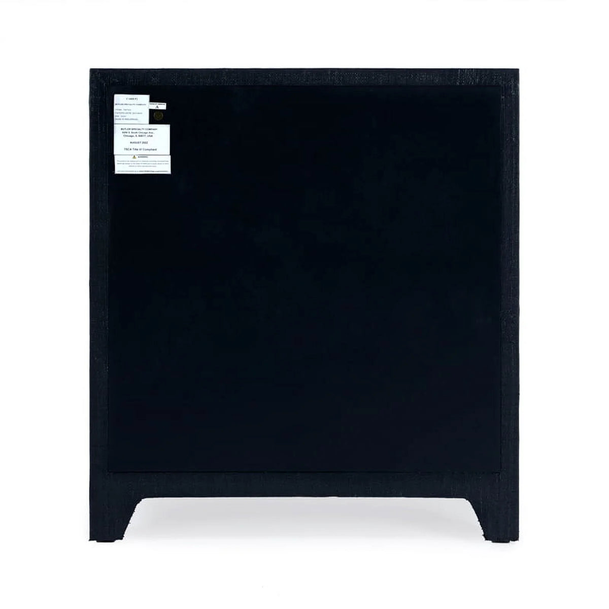 Navy Blue 3 Drawer Wooden Chest K75428
