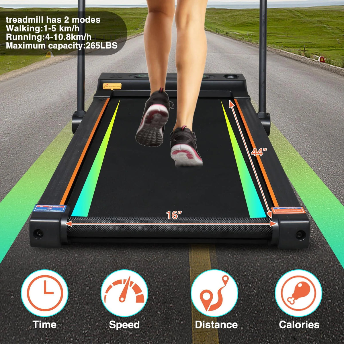 Foldable Treadmill with Remote Control K9384