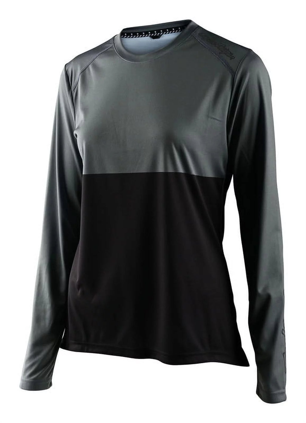 Green Black Womens LS MTB Mountain Bike Jersey O279156