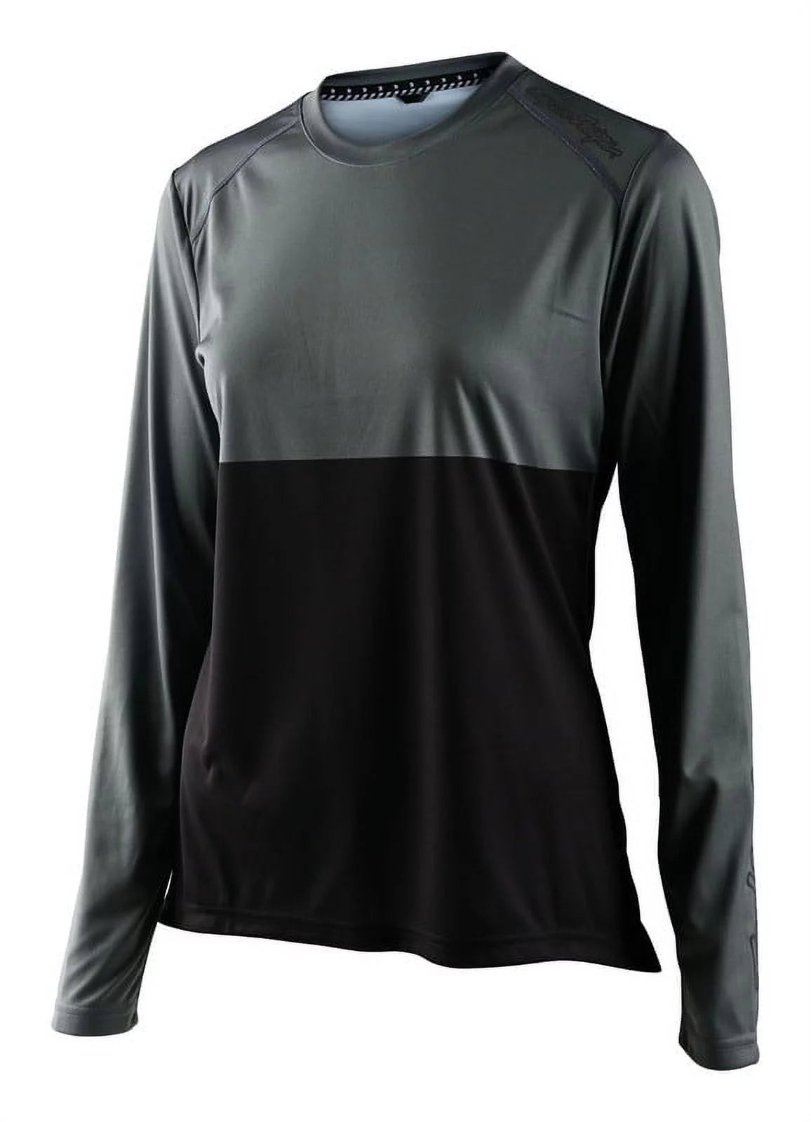 Green Black Womens LS MTB Mountain Bike Jersey O279156
