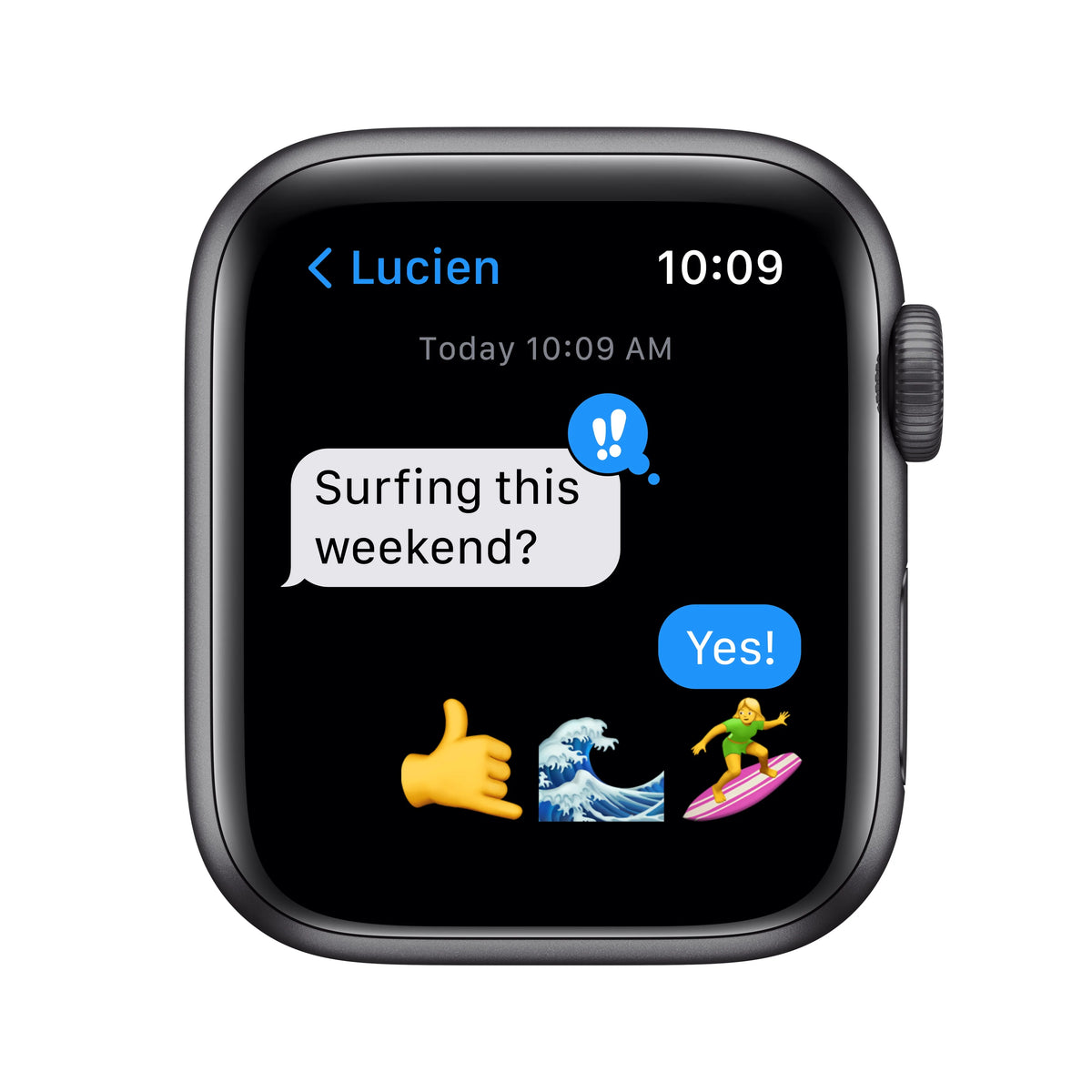 GPS 40mm Space Gray Aluminum Case with Midnight Sport Band Z766