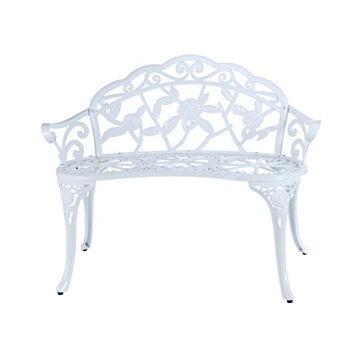 Cast Aluminum Patio Bench K5739