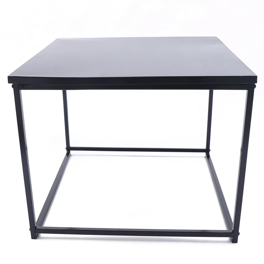 2pcs Black Metal Side Table G951294