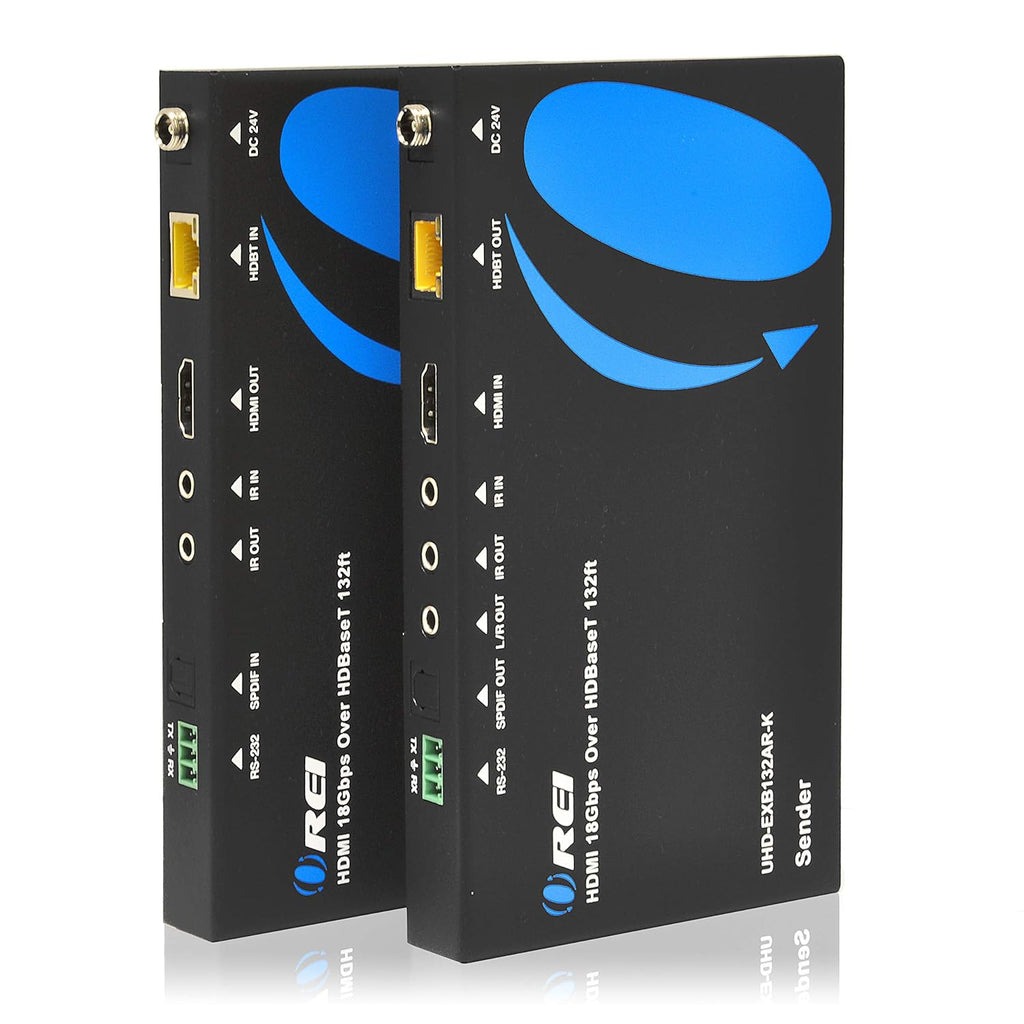 4K HDMI Extender Balun Over Single CAT5e/6/7 Cable Up to 400 Ft D2908