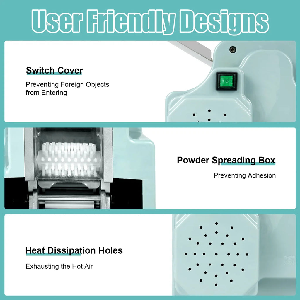 110V Electric Dumpling Skin Maker Machine with 7cm Round Mold H682