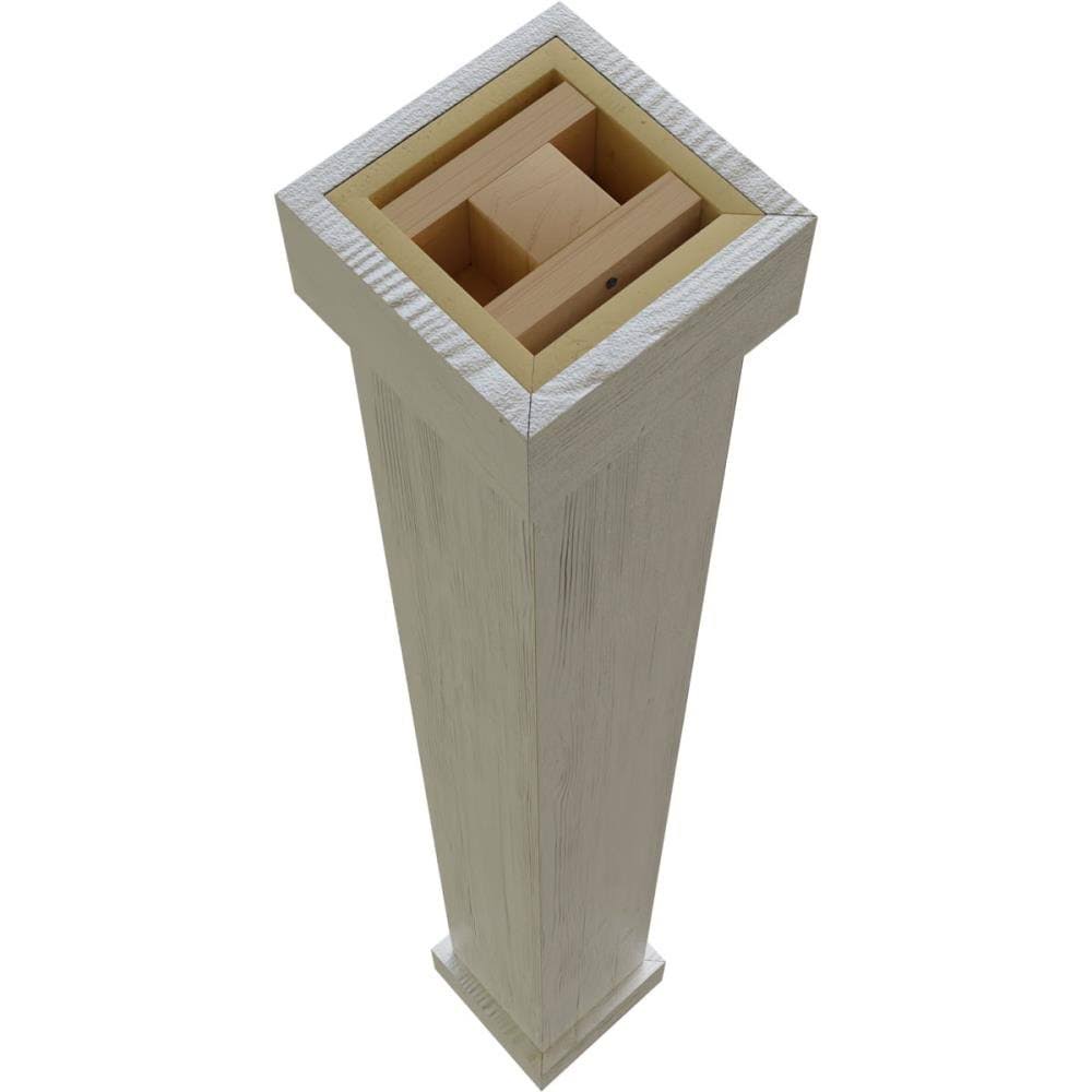 Faux Wood Non-Tapered Square Column Wrap D5070