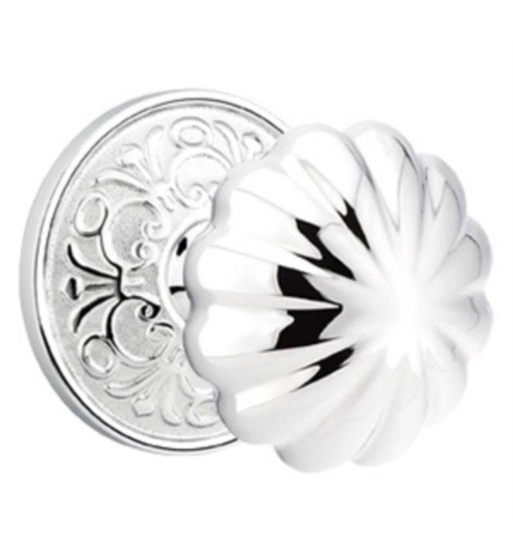 Passage Knob with Lancaster Rose M568306