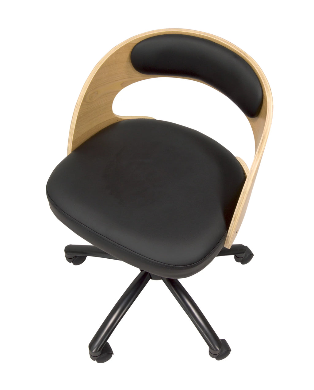 Ashwood Low Wood Back Swivel Office Chair I690