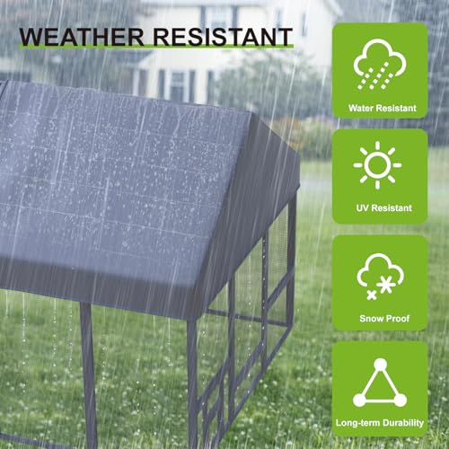 Large Wood Chicken Coop with Nesting Box and Run W731