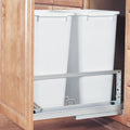 Plastic 12.5 Gallon Pull Out Trash Can U756