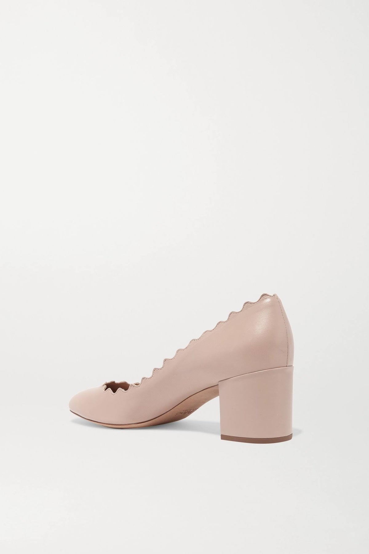 Pink Leather Pump N611