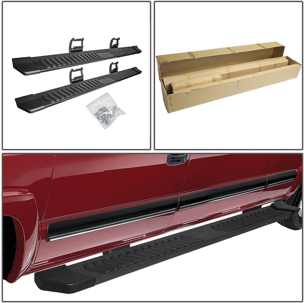 Aluminum Side Steps Nerf Bars with Step Pad 2Pcs V732