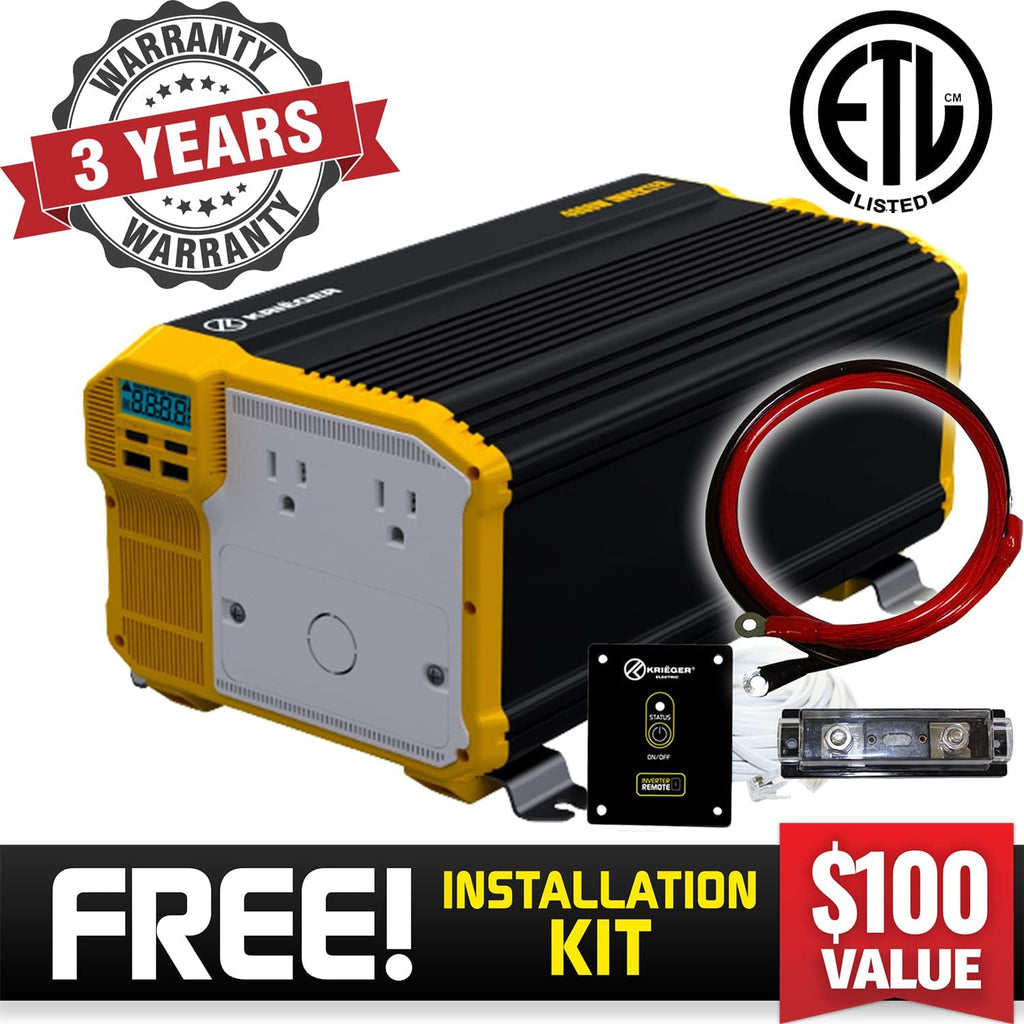 2000 Watt 12V Pure Sine Power Inverter A580669