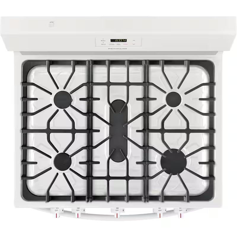 5-Burner Gas Range White F93061