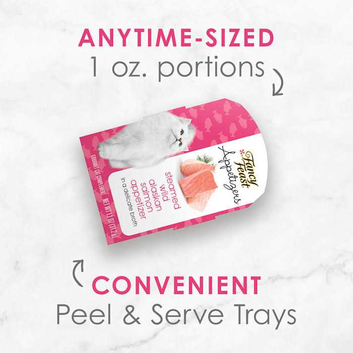 Grain Free Wet Cat Food Topper Salmon Appetizer H5552
