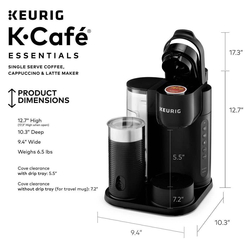 Single Serve K-Cup Pod Coffee Maker, Black W236194