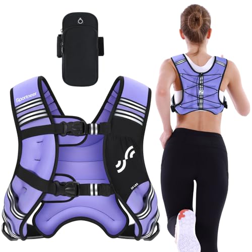 8lbs Weighted Vest with Reflective Stripe W66202