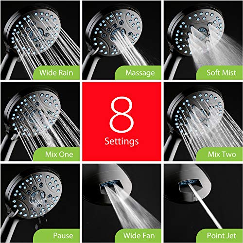High Pressure 8-mode Handheld Shower Head X75258