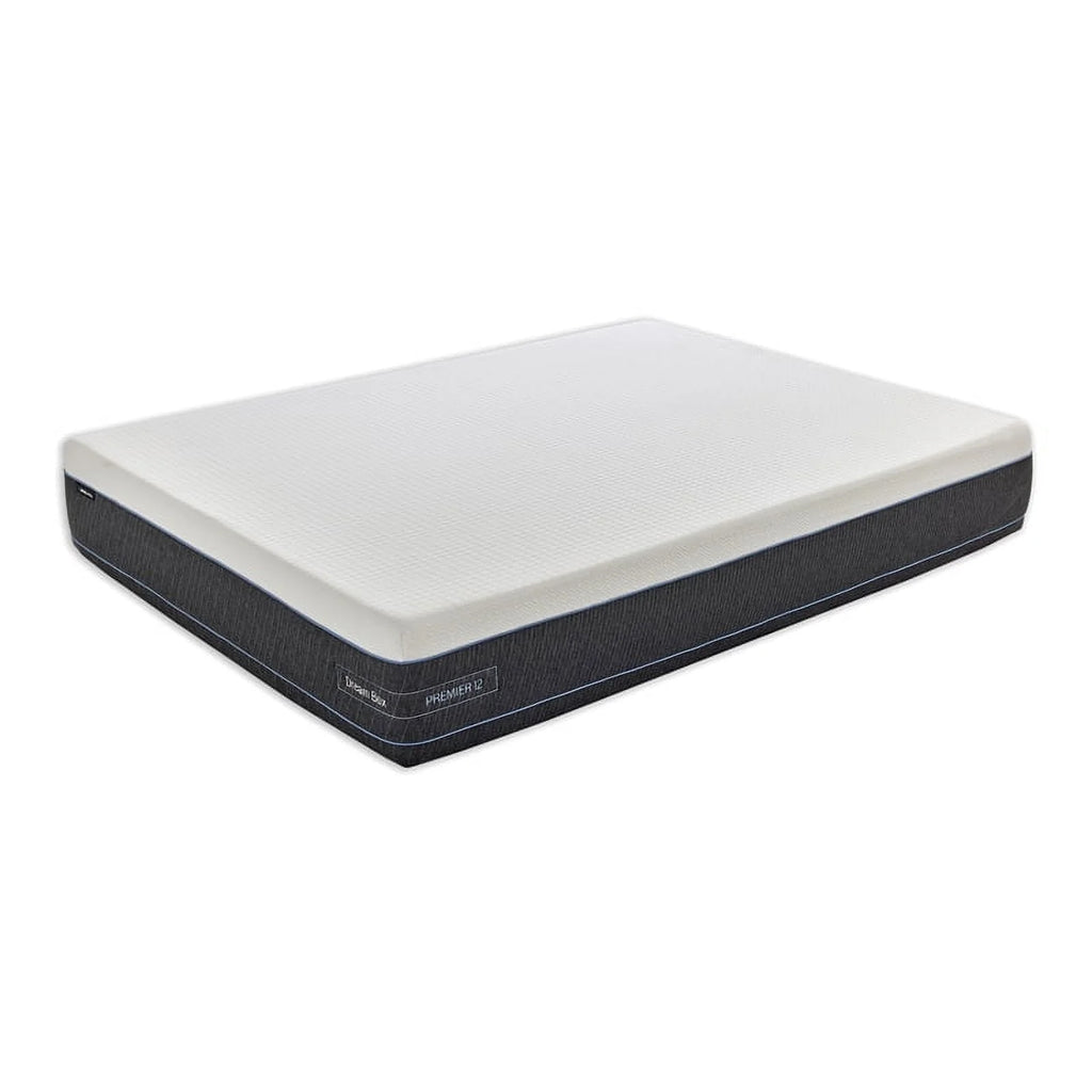 King Fabric Spring Mattress in White H1417