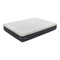 King Fabric Spring Mattress in White H1417