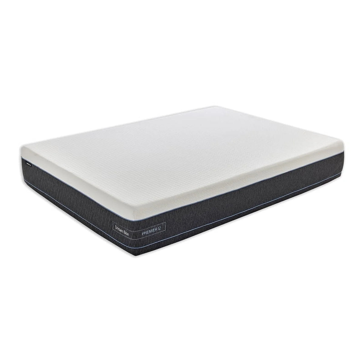 King Fabric Spring Mattress in White H1417