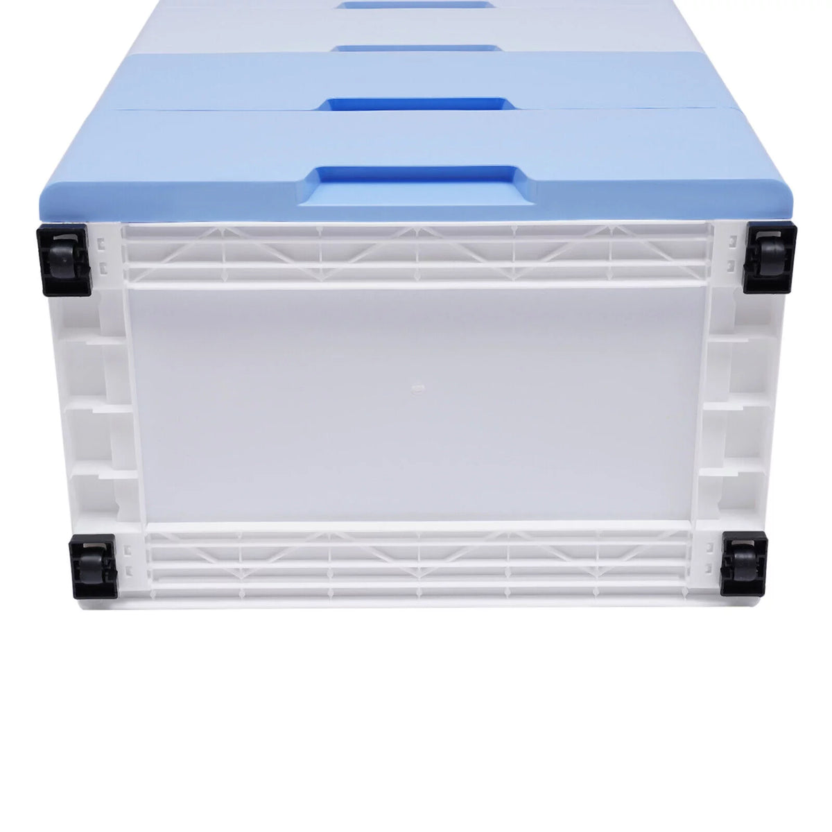 5 Plastic Drawers Dresser with Wheels Gradient Blue X51748