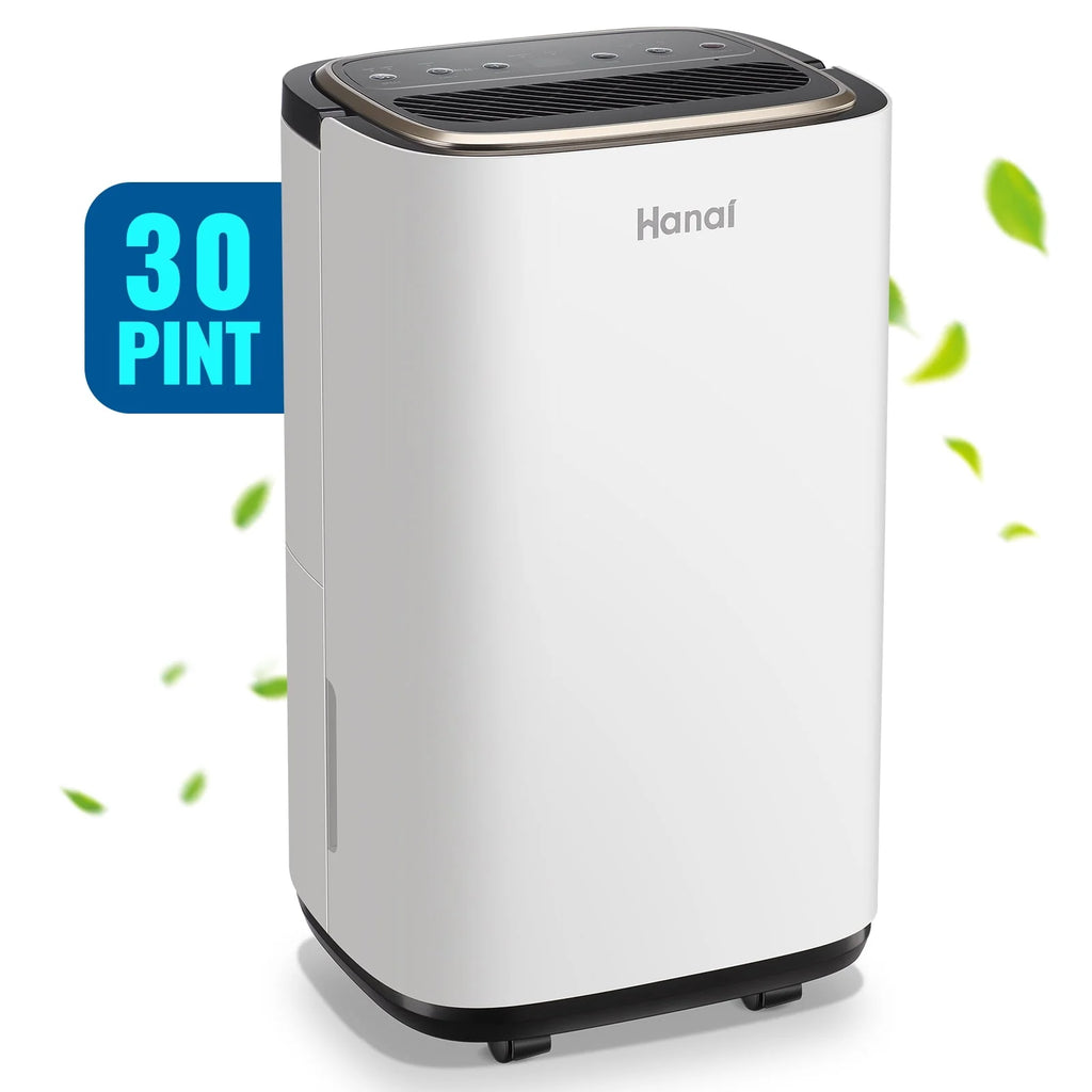 30 Pint Portable Dehumidifier with 3 Modes & Timer L213