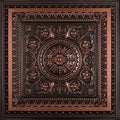 Faux Tin Ceiling Tile Antique Copper 25-Pack V536189