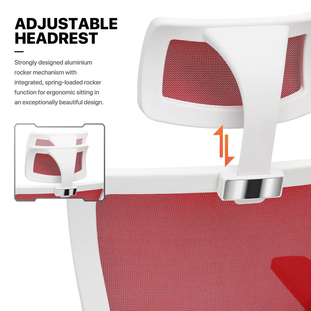 Computer Desk & Chair Set Adjustable Swivel Office Chair L Shaped Writing Table Workstation with Monitor Stand Red X77951