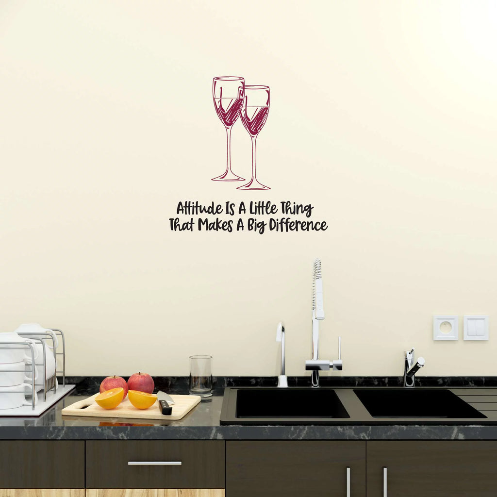 Wine Glasses Wall Decal Sticker 30 In X 30 In Q4794