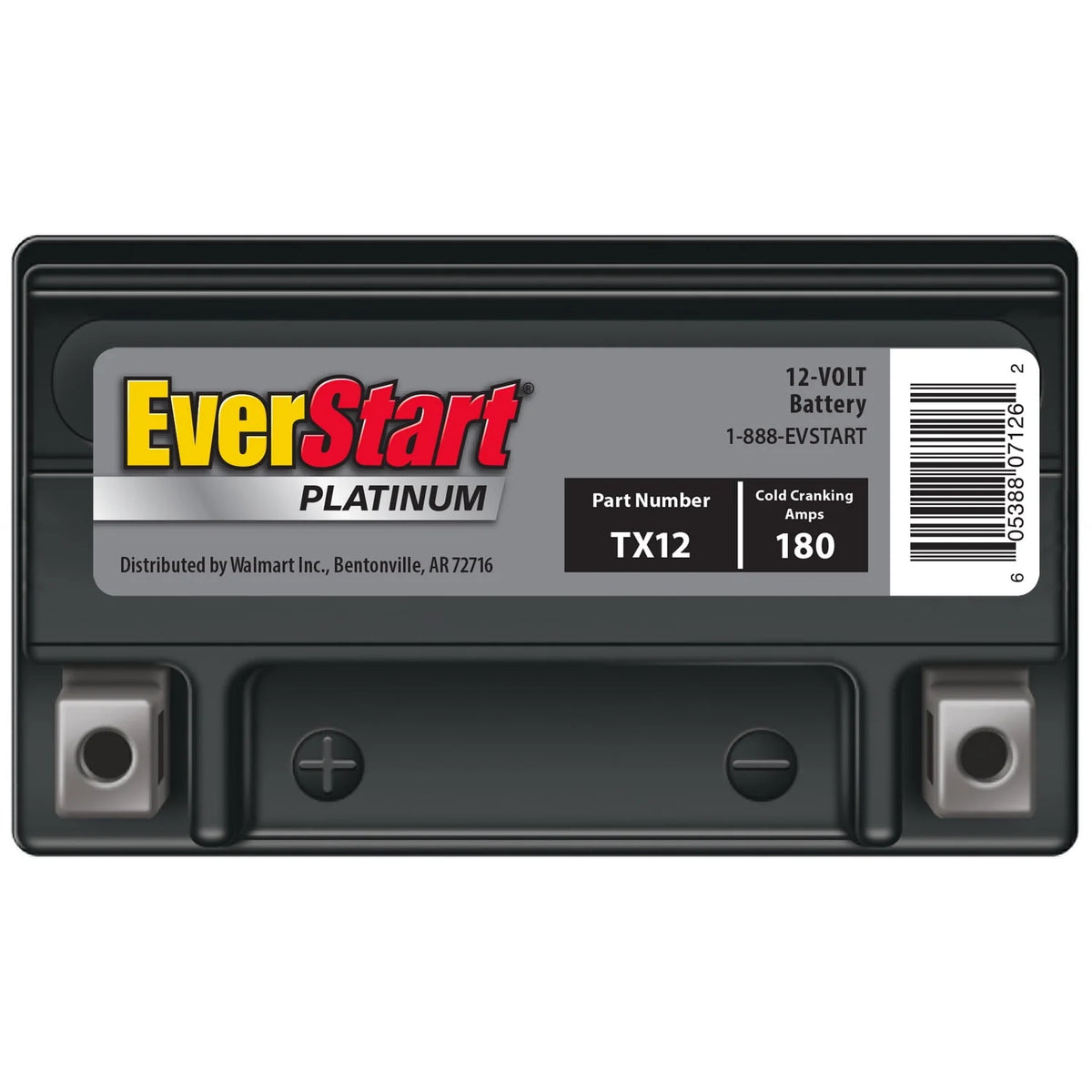 AGM PowerSport Battery Group Size TX12 12 Volt 180 CCA I445