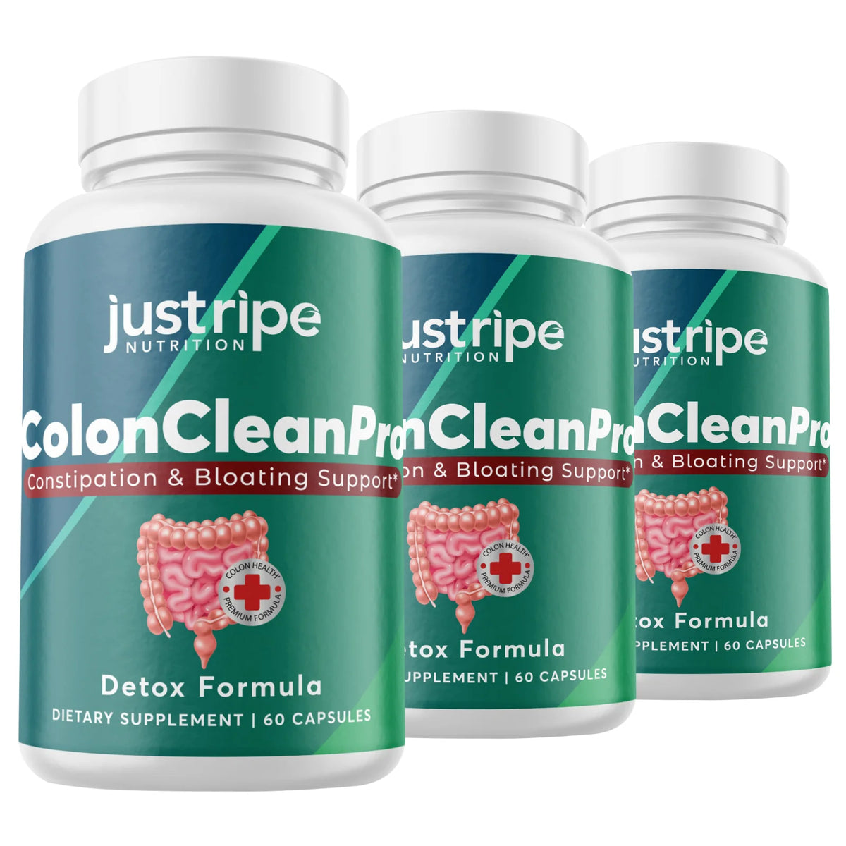 3 Pack 60ct Natural Digestive Support Supplement E403619