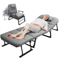 3 in 1 Folding Camping Cot Bed with Mattress & Pillow F48018