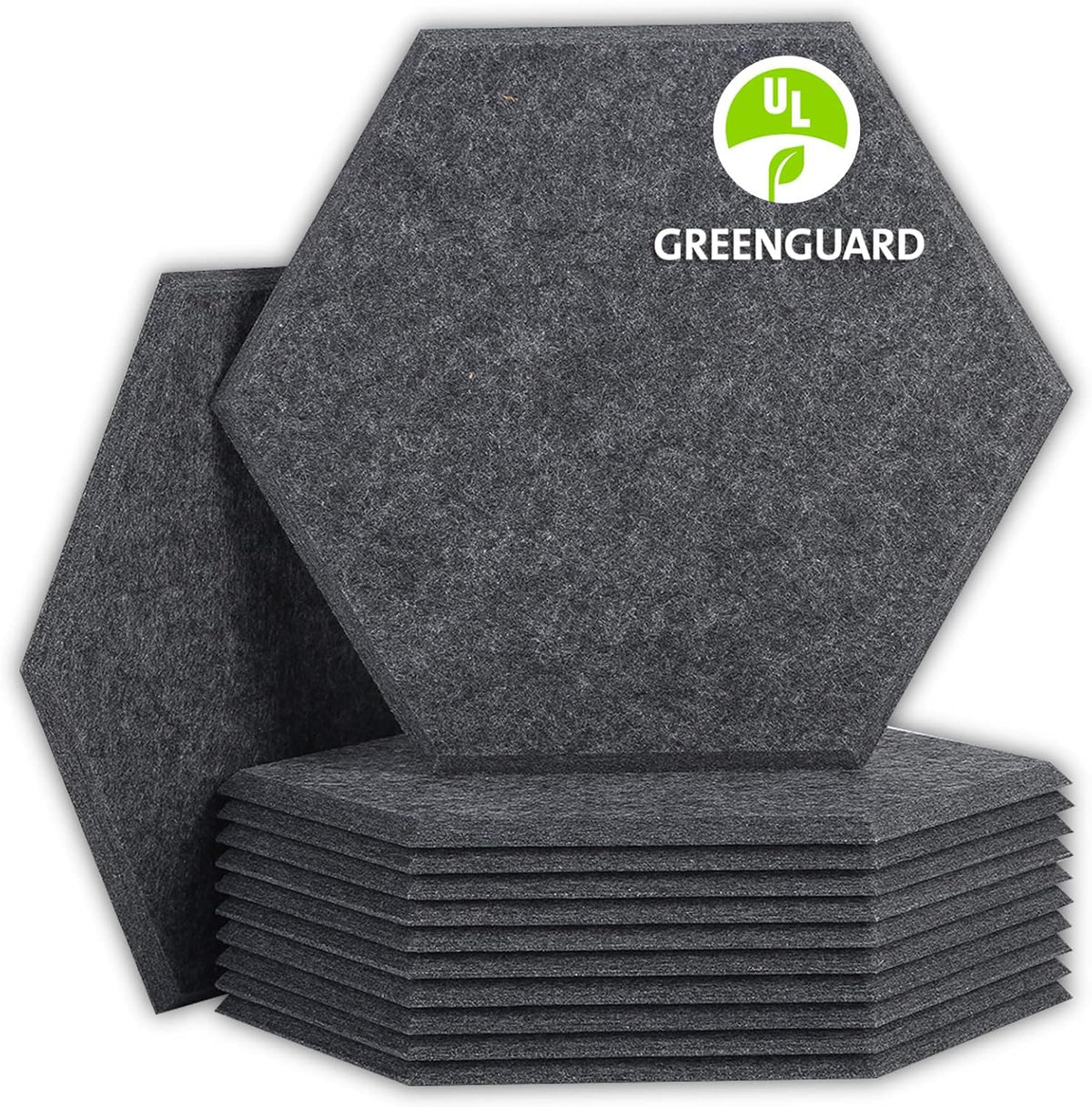 Hexagon Acoustic Panels 14 x 13 x 0.4 inches 12 Pack E51933