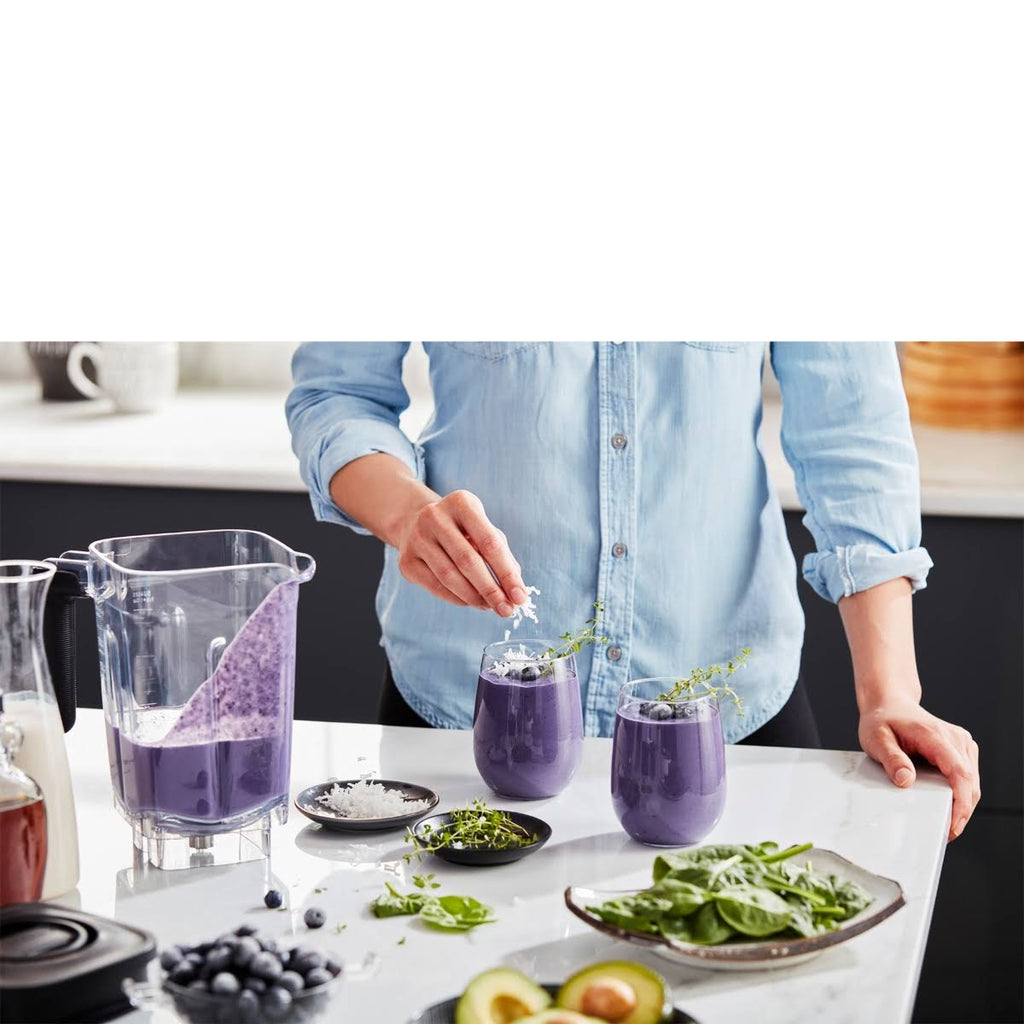 Die-Cast Metal Blender 1200W 1.8 qt Black matte P42263
