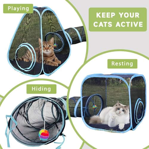 Collapsible Outdoor Cat Enclosures Tunnel C353
