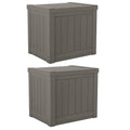 22 Gallon Resin Outdoor Storage Deck Box K541