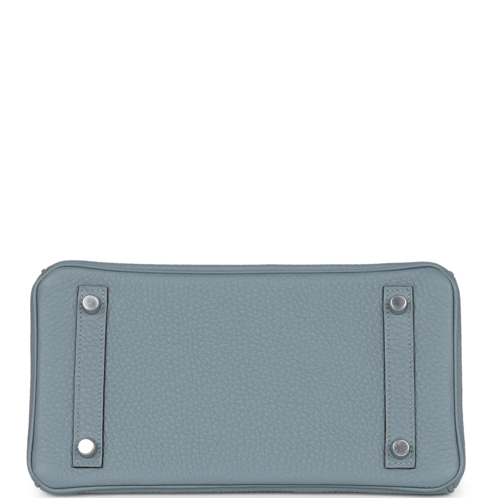 Bleu Lin Togo Palladium Hardware Handbag K64022
