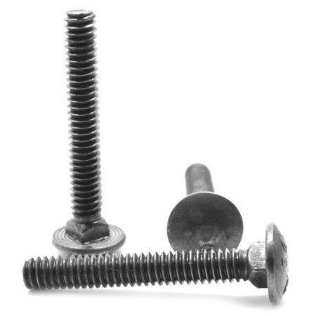 5/16 inch-18 x 5 inch Coarse Thread Grade A Carriage Bolt Low Carbon Steel Plain Finish Z592296