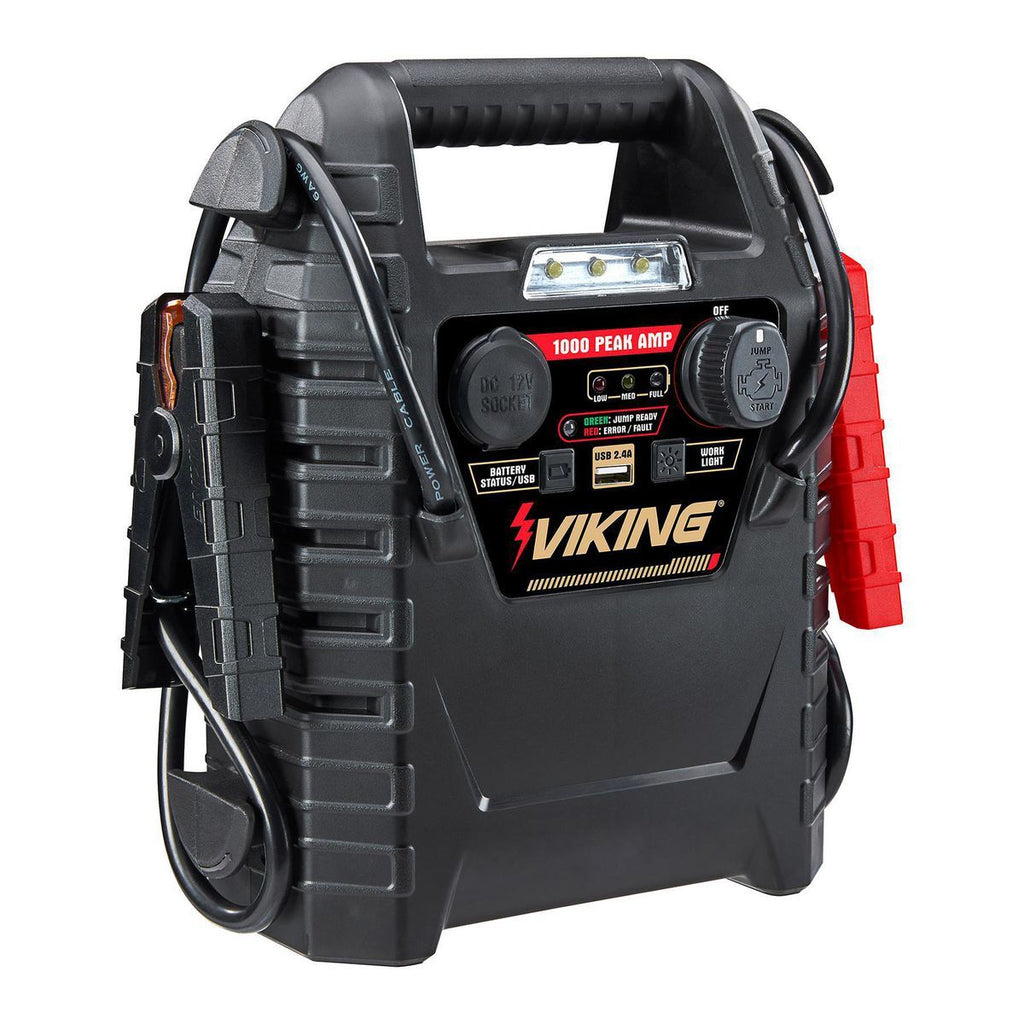 1000 Peak Amp Jump Starter and Power Pack with 150 PSI Air Compressor L552